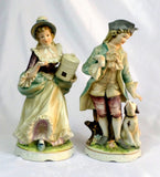 Classic Gallery Collection Country Gentleman and Lady Figurines 8" C-6639 EUC - redrum comics