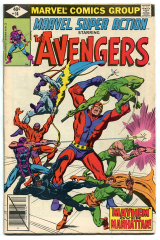 Marvel Super Action #14 F 1979 Reprints Avengers #55 1st Ultron 5 Appearance - redrum comics