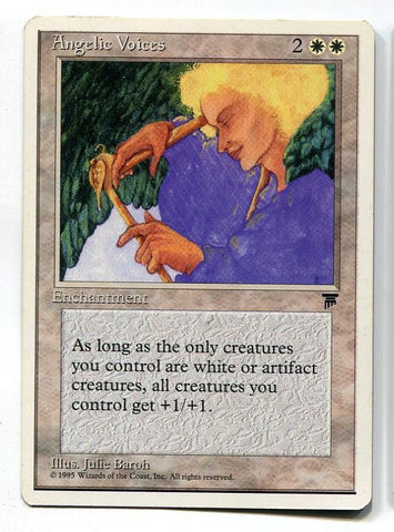 Magic the Gathering Angelic Voices x1 Chronicles Unplayed Rare Card MTG - redrum comics