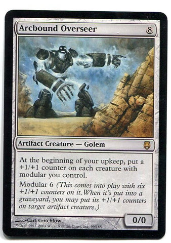 Magic the Gathering Arcbound Overseer x1 Darksteel Unplayed Rare Card MTG Magic the Gathering Arcbound Overseer x1 Darksteel Unplayed Rare Card MTG