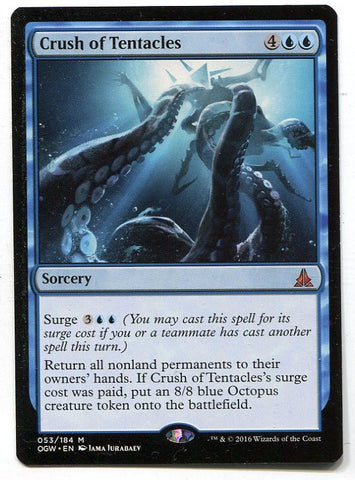 Magic the Gathering Oath of the Gatewatch Crush of Tentacles RARE x1 Unplayed - redrum comics
