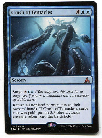 mtg gatewatch cards Magic the Gathering Oath of the Gatewatch Crush of Tentacles RARE x1 U – redrum comics