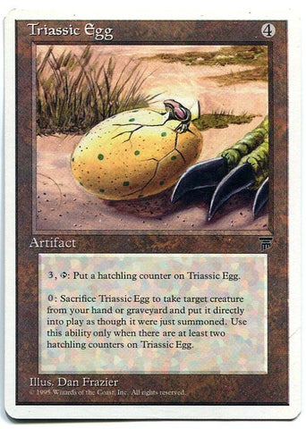 Magic the Gathering Triassic Egg x1 Chronicles Unplayed Rare Card MTG - redrum comics