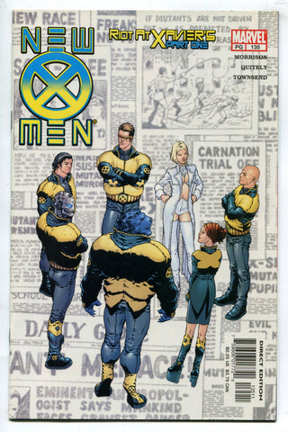 New X-Men #135 NM Marvel Comics 2002 Riot at Xaviers Kid Omega Grant Morrison
