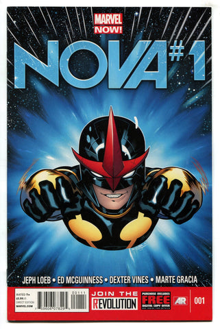 Nova #1 VF Marvel Comics 2013 1st Print Jeph Loeb Ed McGuinness