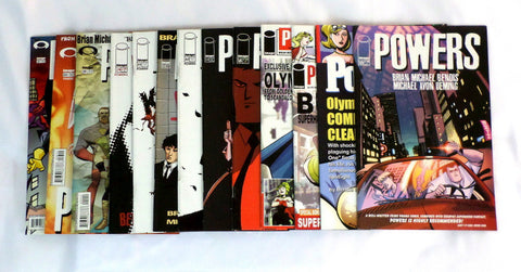 Powers Image Comics 13 Mixed Issue Lot 2001 Brian Bendis Playstation TV - redrum comics