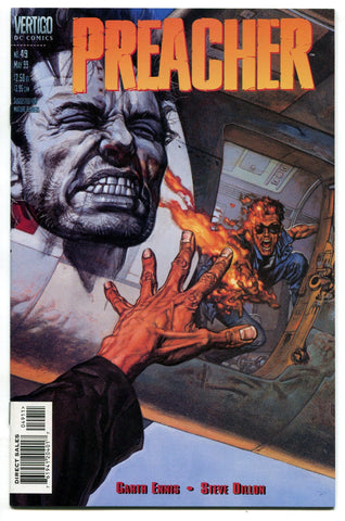 Preacher #49 NM The Almighty eats Jesse's Eye Garth Ennis Steve Dillon AMC TV - redrum comics