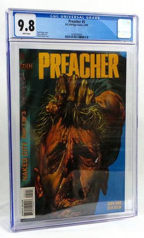 Preacher #5 CGC 9.8 NM/Mint 1st Si Coltrane 1995 DC Vertigo Garth Ennis AMC TV - redrum comics