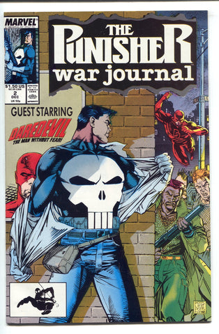Punisher War Journal #2 (Marvel 1988) Jim Lee Art with Daredevil NM