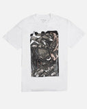 Pushead x NTWRK Peace Brutha White T-Shirt Mens Size M New with Tote Metallica