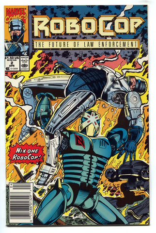 RoboCop The Future of Law Enforcement #2 NM 1990 Marvel Comics