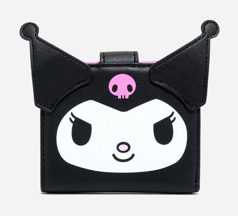 Loungefly Sanrio Kuromi Character Mini Flap Wallet New with Tags