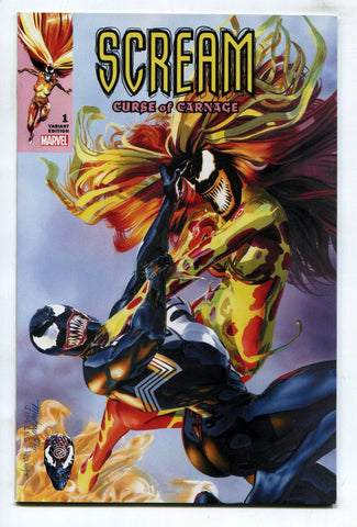Scream Curse of Carnage 1 NM Marvel Mike Mayhew Uncanny X-Men 269 Homage Variant