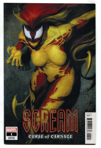 Scream Curse of Carnage #1 Artgerm Stanley Lau Variant NM Marvel 2019 Venom