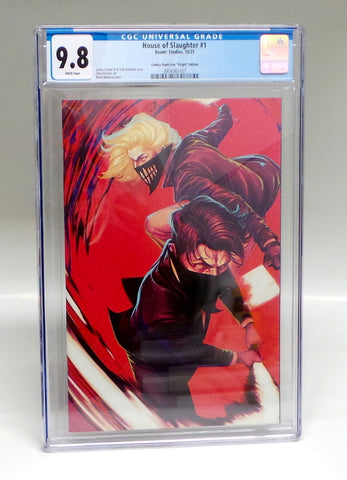 House of Slaughter #1 Skybound Malavia Exclusive Red Virgin Variant CGC 9.8