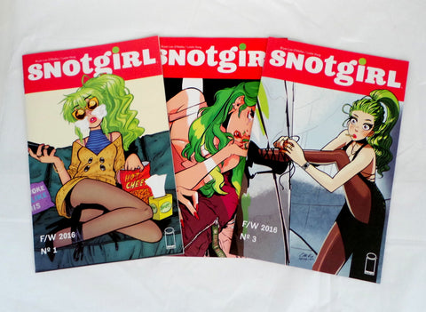 Snotgirl Issues #1 2 3 set lot Brian Lee O'Malley Leslie Hung NM 1st Print 2016