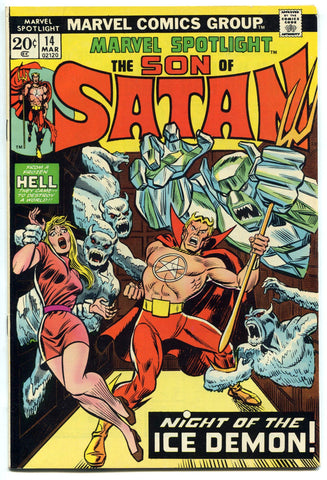 Marvel Spotlight #14 VF/NM High Grade 1974 Daimon Hellstrom Son of Satan