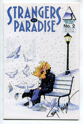 Strangers in Paradise Vol 2 #2 SIGNED by Terry Moore 1st Print Abstract Studios