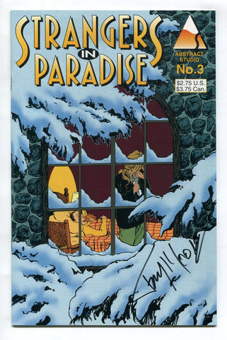 Strangers in Paradise Vol 2 #3 SIGNED by Terry Moore 2nd Print Abstract Studios