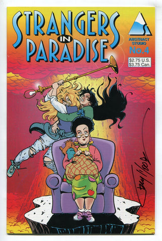 Strangers in Paradise Vol 2 #4 SIGNED by Terry Moore 1st Print Abstract Studios