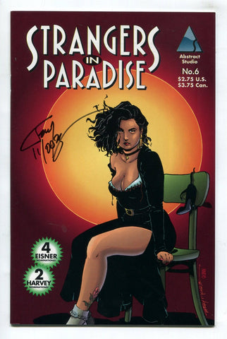 Strangers in Paradise Vol 2 #6 SIGNED by Terry Moore 1st Print Abstract Studios