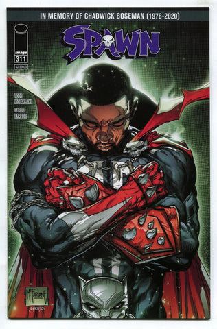 Spawn #311 Chadwick Boseman Tribute Todd McFarlane Variant 2020 NM