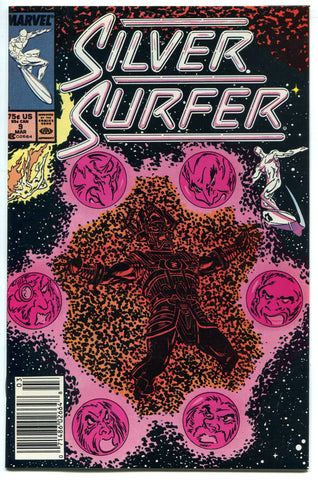 SILVER SURFER (vol. 3) #9 VF GALACTUS NOVA Marvel Comics 1987