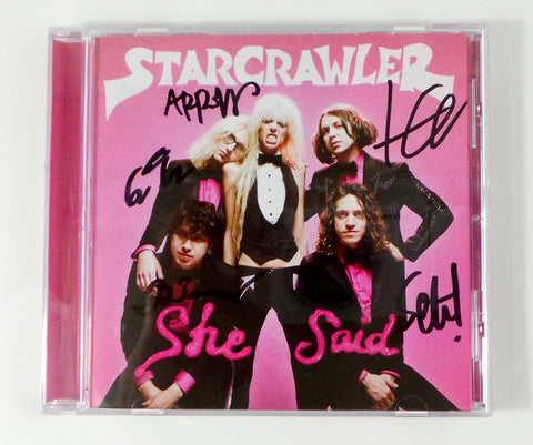 Starcrawler SHE SAID Band Signed Autographed CD New Arrow de Wilde