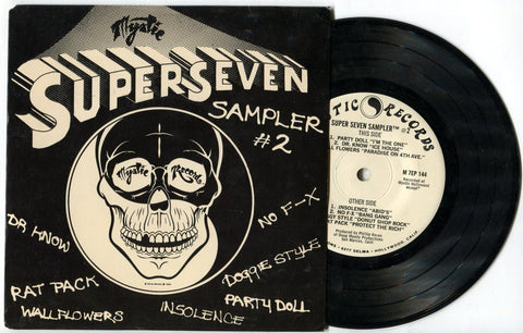 Mystic Super Seven Sampler Vinyl 7" 1985 NOFX DR KNOW INSOLENCE Hardcore Punk - redrum comics