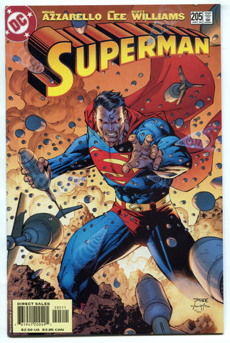 Superman #205 Jim Lee Cover and Art VF/NM DC Comics 2004