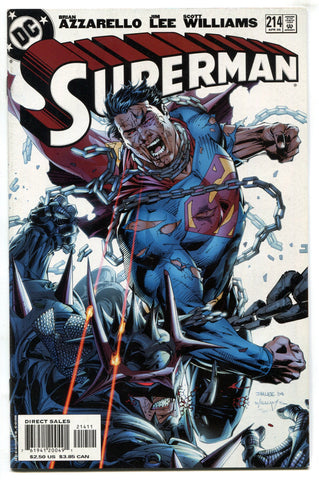 Superman #214 Jim Lee Cover and Art VF DC Comics 2005
