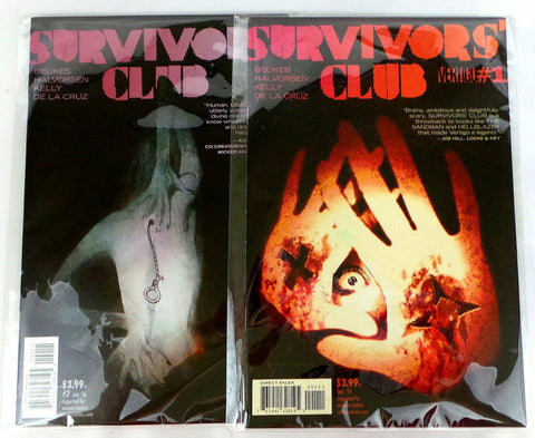 Survivors Club DC Vertigo issues 1 and 2 set lot - redrum comics
