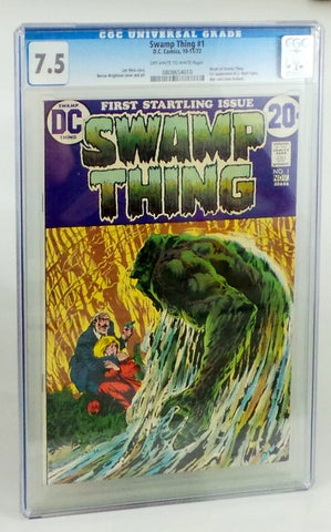 Swamp Thing #1 Bernie Wrightson CGC 7.5 DC Comics Very Fine 1972