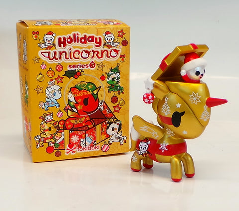 Tokidoki Holiday Unicorno Series 3 RIBBONS Vinyl Blind Box Christmas Figure