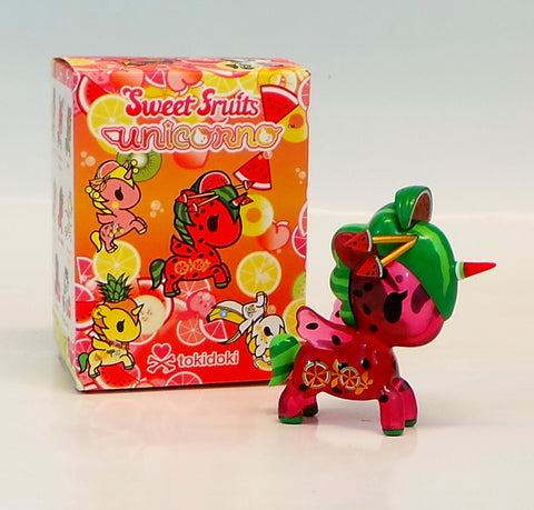 Tokidoki Sweet Fruits Unicorno Watermellie Vinyl Blind Box 3" Figure