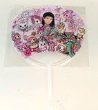 Tokidoki Convention 2022 Exclusive Double-Sided Graphics Hand Fan Uchiwa