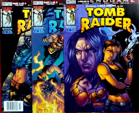 Top Cow Tomb Raider 22 23 24 lot run Lara Croft Image Comics 2002