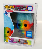 Funko Pop! Good Luck Trolls Wondercon 2020 Exclusive Blue Rainbow Troll #06