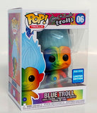 Funko Pop! Good Luck Trolls Wondercon 2020 Exclusive Blue Rainbow Troll #06