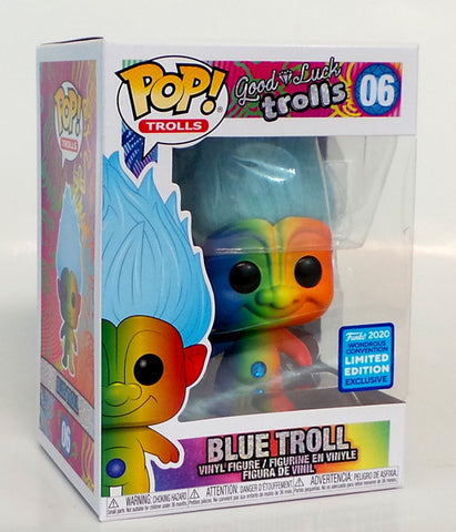 Funko Pop! Trolls Good Luck Trolls Blue Troll 06 Exclusivo