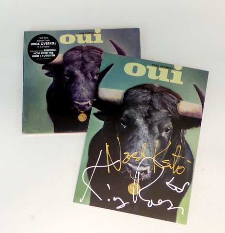 Urge Overkill OUI CD New Sealed with BAND SIGNED Autograph Card