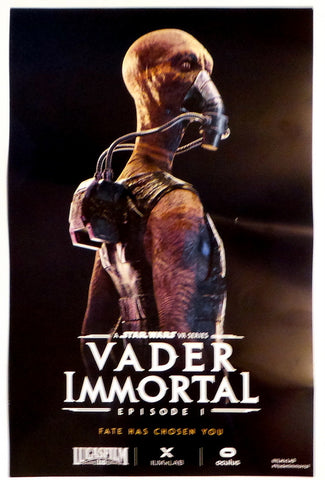 SDCC 2019 Exclusive Vader Immortal Vylip Foma 11" x 17" Promo Poster Last Jedi