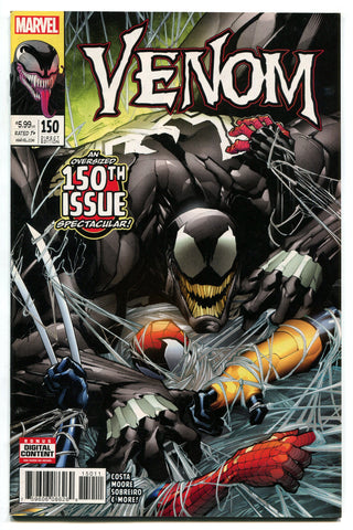 Venom #150 Gerardo Sandoval Cover Oversize Marvel Comics 2017 NM