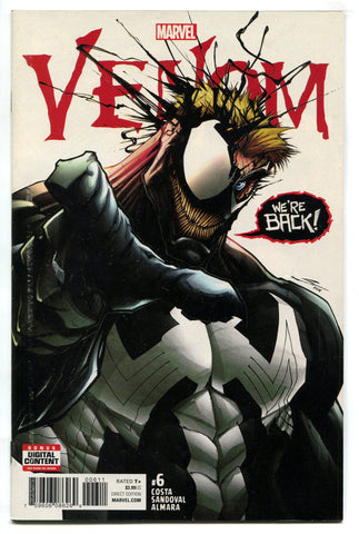 VENOM #6 1st print Return of Eddie Brock Marvel Comics 2017 VF