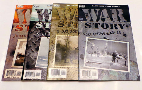 Garth Ennis War Story 4 issue Lot Screaming Eagles D-Day Johann's Tiger Vertigo