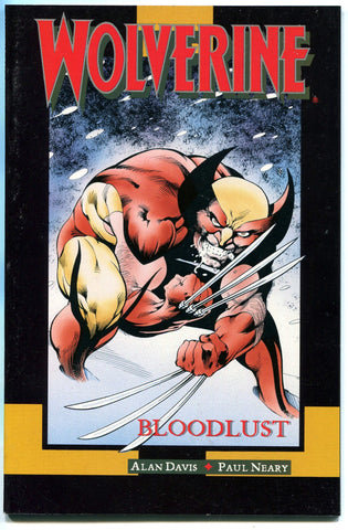 Wolverine Bloodlust Marvel Graphic Novel NM Alan Davis Berserker Logan X-Men - redrum comics