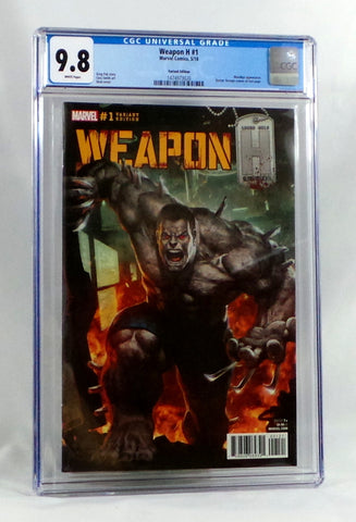 Weapon H #1 Skan 1:10 Variant Cover CGC 9.8 NM Marvel Comics 2018 Wolverine Hulk