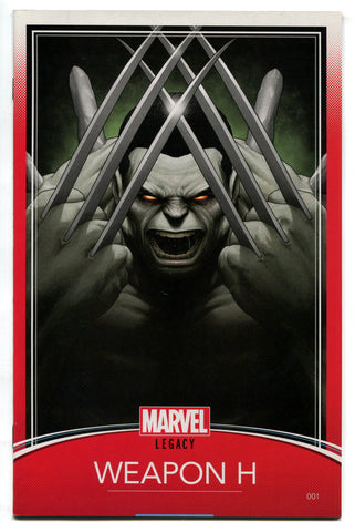 Weapon H #1 Trading Card Variant Tyler Christopher NM Wolverine Hulk Hulkverine