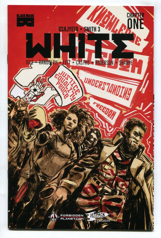 White #1 Dave Brame Jetpack Comics Exclusive Variant Black Mask Comics
