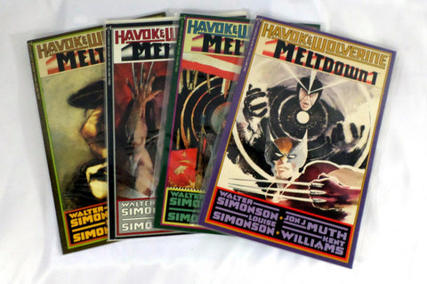 Havok & Wolverine: Meltdown (1989) #'s 1, 2, 3, 4 Simonson VF/NM Set X-Men - redrum comics